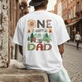 One Happy Dad Camper 1st Birthday Boy Camping Bear Men's Back Print T-Shirt