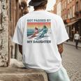 Got Passed By My Daughter Skiing Dad Men's Back Print T-Shirt