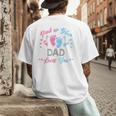 Pink Or Blue Dad Loves You Gender Reveal Men's Back Print T-Shirt Pink Or Blue Dad Loves You Gender Reveal Men's Back Print T-Shirt