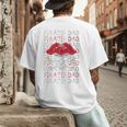 Pirate Dad Skull And Crossbones Tampa Gasparilla Captain Men's Back Print T-Shirt