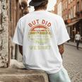 Pontoon Boat Captain But Did We Sink Dad Papa Men Men's Back Print T-Shirt Pontoon Boat Captain But Did We Sink Dad Papa Men Men's Back Print T-Shirt