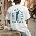 Saturdays For Dads Golfer Father's Day Men's Back Print T-Shirt