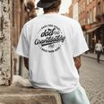 Saying Grandpa I Have Two Titles Dad & Granddaddy Men's Back Print T-Shirt