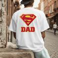Superman Super Dad Men's Back Print T-Shirt Superman Super Dad Men's Back Print T-Shirt