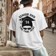 Swim Senior Dad 2026 The Final Heat Men's Back Print T-Shirt