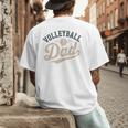 Volleyball Dad Men's Back Print T-Shirt