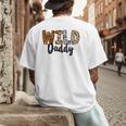 Wild Daddy Zoo Born Two Be Wild B-Day Safari Jungle Animal Men's Back Print T-Shirt