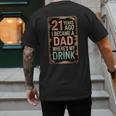 21st Birthday For Dad 21 Year Old Child Son Daughter Men's Back Print T-Shirt