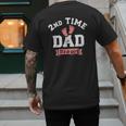 2nd Second Time Dad It's a Girl Gender Reveal Men's Back Print T-Shirt