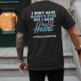 Adoption Announcement Day Dad Heart Small Men's Back Print T-Shirt