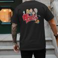 American Dad Show Logo With Family Cartoon Men's Back Print T-Shirt