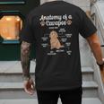 Anatomy Of A Cavapoo Dog Cavapoo Owner Cavapoo Dad Men's Back Print T-Shirt