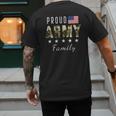 Army Graduation Proud Military Family Mom Dad Brother Sister Men's Back Print T-Shirt