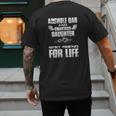 Asshole Dad And Smartass Daughter Best Friend For Life Shirt Men's Back Print T-Shirt