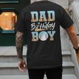 Baseball Ice Cream Drip Dad Of The Birthday Boy Baseball Men's Back Print T-Shirt