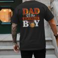 Basketball DAD Of The Birthday Boy Family Matching Men's Back Print T-Shirt