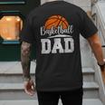 Basketball Dad Basketball Player Game Day Father's Day Men's Back Print T-Shirt