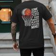 Basketball Mom Or Dad Basketball Parent Men's Back Print T-Shirt