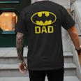 Batman Bat Dad Men's Back Print T-Shirt