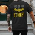 Batman Dad By Day Men's Back Print T-Shirt Batman Dad By Day Men's Back Print T-Shirt