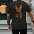 Bengal Cat Lover Animal Pet Bengal Cat Owner Mom Cat Dad Cat Men Women Kids Men's Back Print T-Shirt