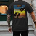 Best Cat Dad Ever Fist Bump For Fur Daddies Men Women Girls Kids Men's Back Print T-Shirt