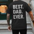 Best Dad EverShirt Men Husband Men's Back Print T-Shirt