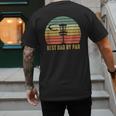 Best Dad By Par Disc Golf Father's Day Men's Back Print T-Shirt