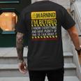 Best Retirement Novelty For Men Women Dad Grandpa Retirement Men's Back Print T-Shirt