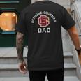 Bethune-Cookman University Wildcats Arched Dad Men's Back Print T-Shirt Bethune-Cookman University Wildcats Arched Dad Men's Back Print T-Shirt