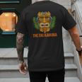 The Big Kahuna Hawaiian Tiki Dad Boss T-Shirt Men's Back Print T-Shirt