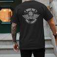 Biker Dad Like A Normal Dad Only Cooler Motorcycle Biker Men's Back Print T-Shirt