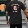 Bloodhound Dad Dog Father Men's Back Print T-Shirt Bloodhound Dad Dog Father Men's Back Print T-Shirt