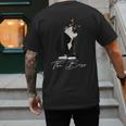 Boss Tuxedo Cat Lovers Tee Shirt For Mom Dad Men's Back Print T-Shirt
