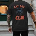 Cat Dad Club Life Is Better With Cats Retro Cat Dad Men's Back Print T-Shirt Cat Dad Club Life Is Better With Cats Retro Cat Dad Men's Back Print T-Shirt