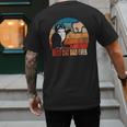 Cat Loving Daddy Fathers Day Mens None Best Cat Dad Ever Paw Fist Bump Fathers Day TeeShirt Small US Men's Back Print T-Shirt