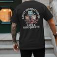 Cats Side Quest Distracted Tabletop Men Women Kids Dad Men's Back Print T-Shirt Cats Side Quest Distracted Tabletop Men Women Kids Dad Men's Back Print T-Shirt