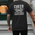 Cheer Dad The Cheerleader's Cheerleader Dad Cheer Father Men's Back Print T-Shirt