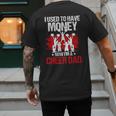 Cheer Dad Cheerleading Fathers Day Men's Back Print T-Shirt
