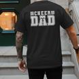 Cheer Dad Cheer Leading Cheer Leading Men Dad Fathers Day Men's Back Print T-Shirt