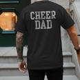 Cheer Dad Cheer Leading Cheer Leading Men Dad Father Men's Back Print T-Shirt
