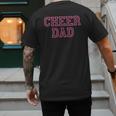 Cheer Dad Pink Cheerleading Men's Back Print T-Shirt