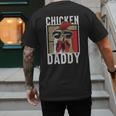 Chicken Daddy a Fun For Every Rooster In The Basket Men's Back Print T-Shirt