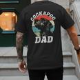 Cockapoo Dad Dog Father's Day Vintage Pet Men Women Kids Men's Back Print T-Shirt