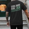 Cool Dads Run Marathons Marathon Running Runner Men's Back Print T-Shirt Cool Dads Run Marathons Marathon Running Runner Men's Back Print T-Shirt