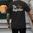 Cool Dog Dad Dog Father Shirt The Dogfather T-Shirt Men's Back Print T-Shirt