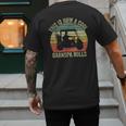 This Is How A Cool Grandpa Rolls Vintage Golf Dad Grandpa Men's Back Print T-Shirt