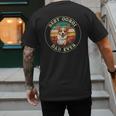 Corgi Dad Idea For Men Men's Back Print T-Shirt