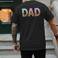 Dad Of 1st First Birthday Girl Ice Cream Men's Back Print T-Shirt