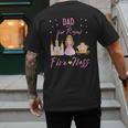 Dad 5th Birthday Her Royal Fiveness Princess Matching Men's Back Print T-Shirt